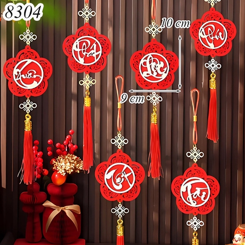 Tết-Treo laze dán chữ gỗ hoa TP