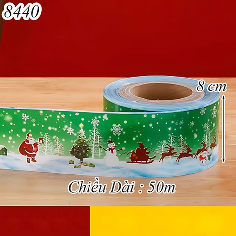Cuộn thành bánh Noel xanh lá