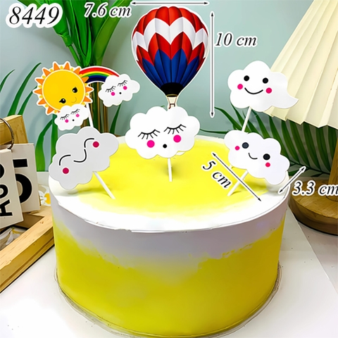 SCG-Set cắm khinh khí cầu Xanh