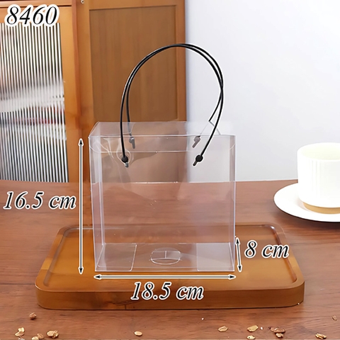Túi Nhựa PVC Quai Đen Size 18*8*16.5