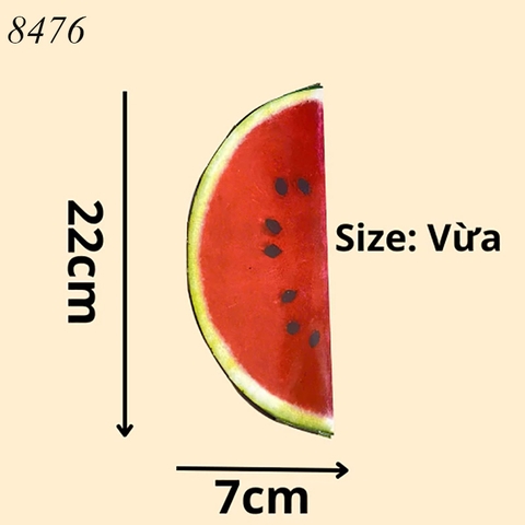 Mô hình dưa hấu size vừa