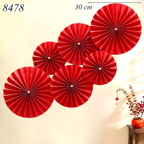 Set 6 quạt trơn