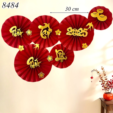 Set 6 quạt chữ Phát Tài Phát Lộc