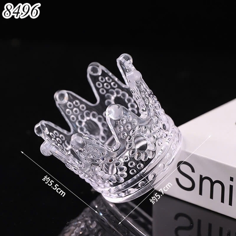 VM-Vương miện nhựa trắng size nhỏ