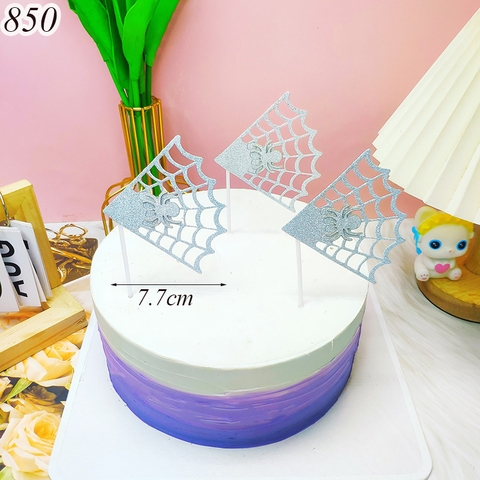 SCG - Set cắm 3 thẻ mạng nhện ánh kim bạc