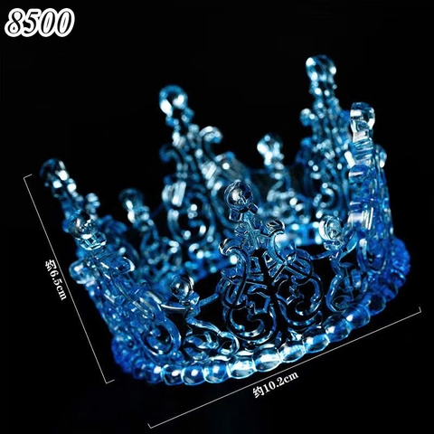 VM-Vương miện nhựa xanh dương size lớn