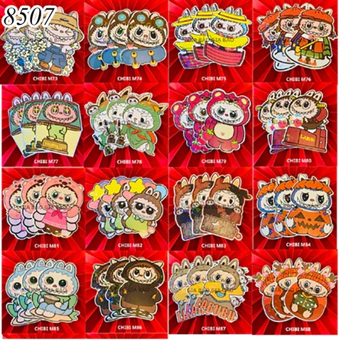 Set 10 lì xì tết hình labubu ngẫu nhiên