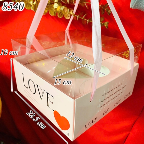 Hộp love tim hồng HD