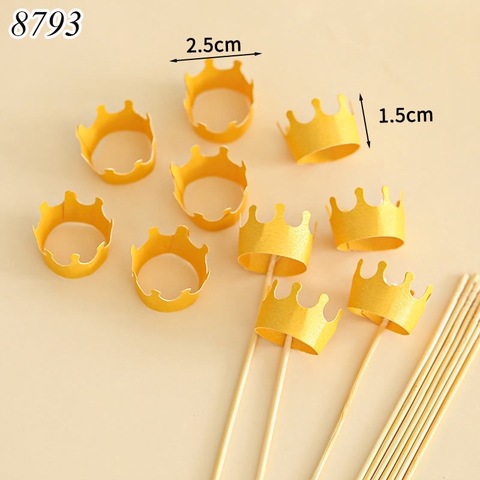 SCG-Set 10 vương miện nhỏ vàng TQ