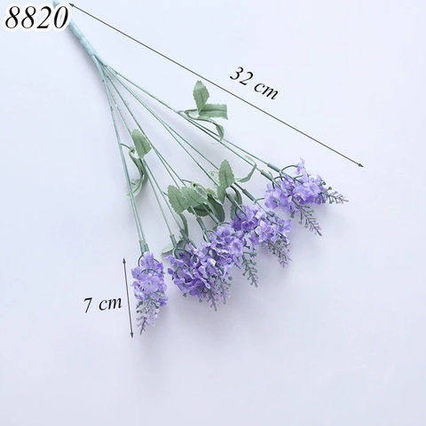 Cành hoa lavender tím nhạt TQ