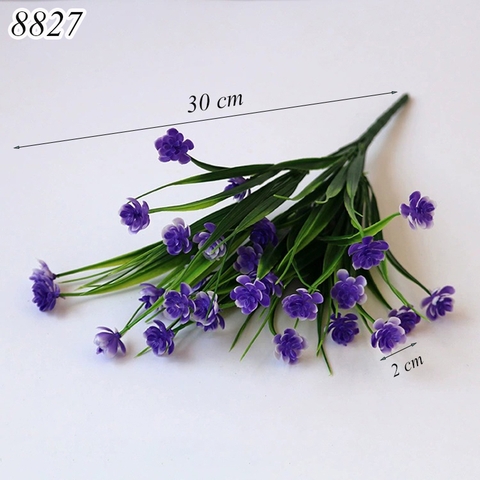 Cành hoa thủy tiên tím xanh TQ