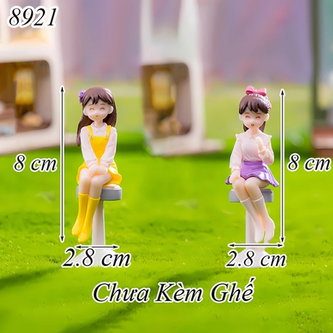Tượng Cặp Đôi Cô Gái Nhắm Mắt TQ