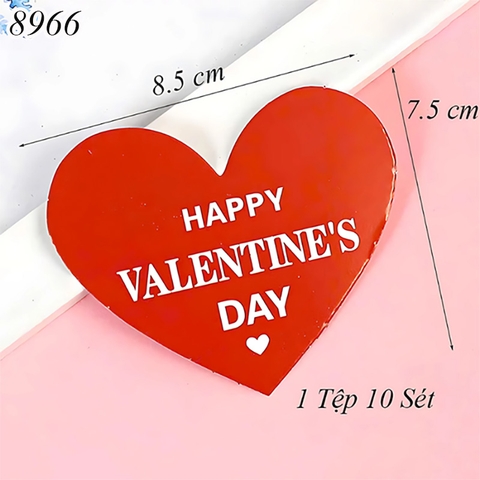 SCG-Set 10 tim đỏ Happy Valentine's Day TQ