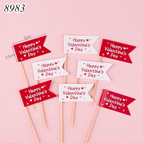 SCG-Túi 2 set cờ Happy Valentine TQ (10 cờ/1 set)