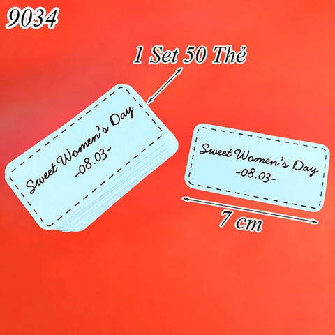 Túi 50 thẻ Sweet Women Day