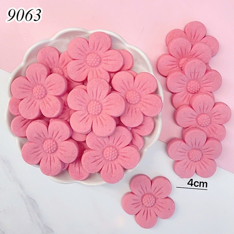 Bánh quy hoa 5 cánh hồng size to TQ