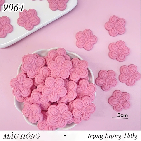 Bánh quy hoa 5 cánh hồng size vừa TQ
