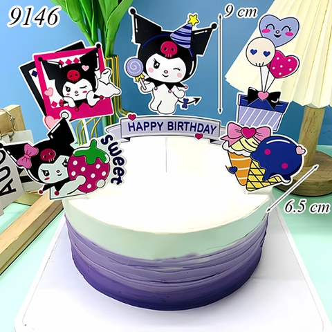 SCG-Set cắm kuromi kẹo mút TP