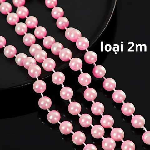 1kg Chuỗi ngọc trai Hồng 8mm TP