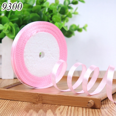 Cuộn 22m Ruybang lụa trơn Hồng 0.5cm