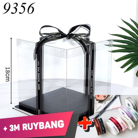 Chỉ Bán Shoppe Hộp meka 3 chi tiết đế đen nắp trong 22*22*18 + 3M Ruybang