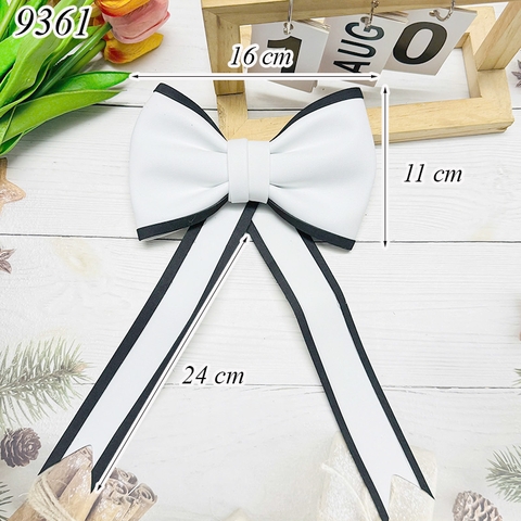 Nơ Xốp Đen trắng To TP