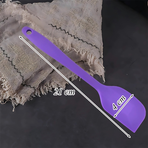Phới dẹt silicon size NHỎ Tím dài 21cm,40gram