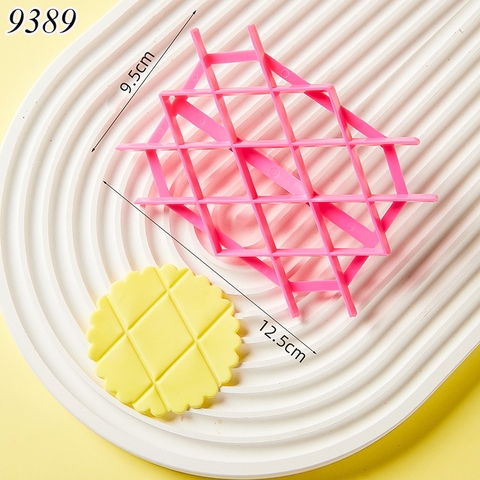 Khuôn ấn nhựa họa tiết hình thoi TQ