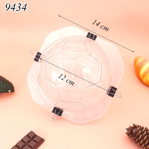 Khuôn đổ socola nhựa hình quả bóng size Nhỏ TQ (12cm)