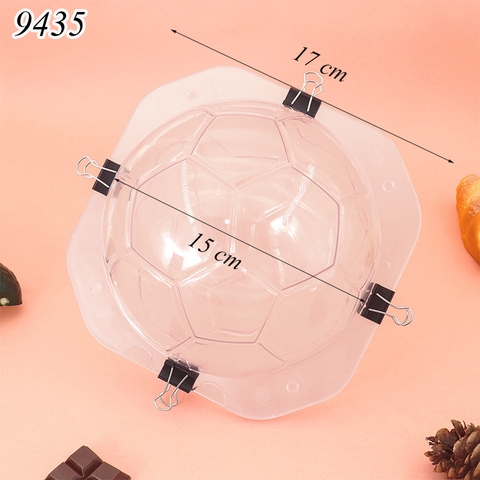 Khuôn đổ socola nhựa hình quả bóng size To TQ (15cm)