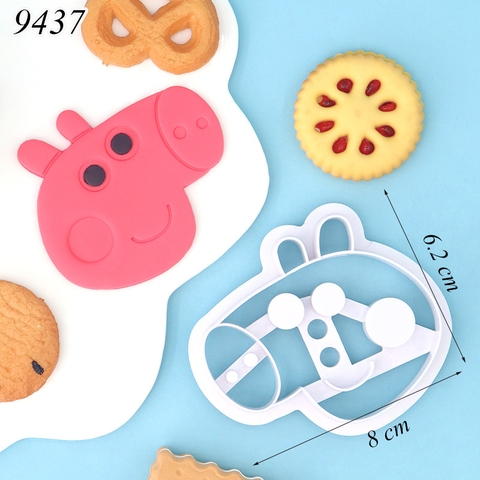 Khuôn ấn bánh hình heo pepa 2 TQ