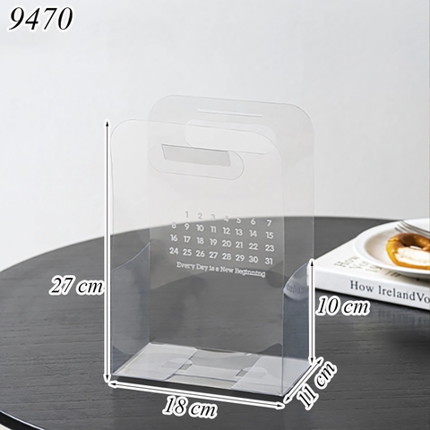Túi Lịch Quai Xách Nhựa PVC HD ( 1 chi tiết )