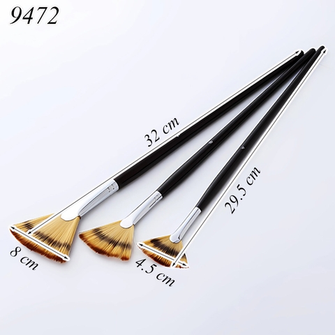 Bộ 3 Cọ Lớn Vuốt Bánh Cán Gỗ Cao Cấp TQ