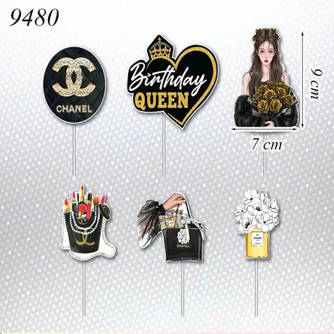 SCG - Set Cắm HPBD Cô Gái QUEEN CHANEL MT