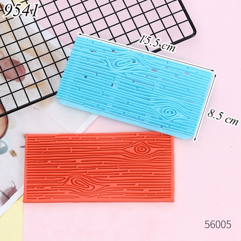 Khuôn nhựa dập hoa văn hình vân gỗ màu xanh dương TQ