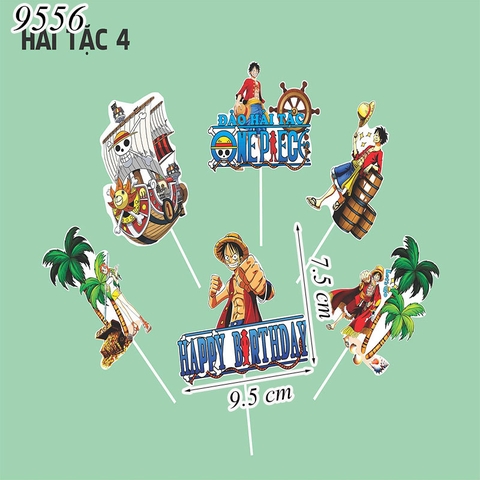 SCG - Set Cắm HPBD Hải Tặc ONE PIECE 4 HD