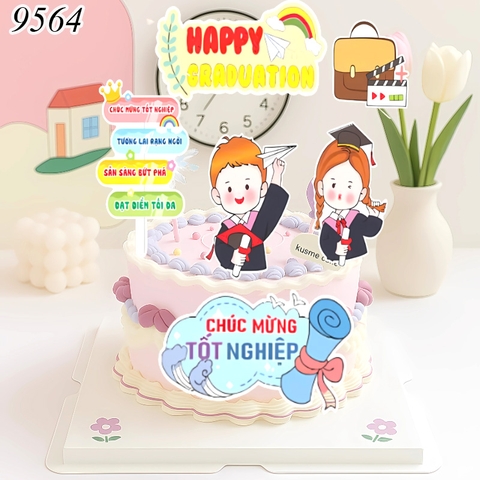 SCG - Set Cắm Giấy Chúc Mừng Tốt Nghiệp TP