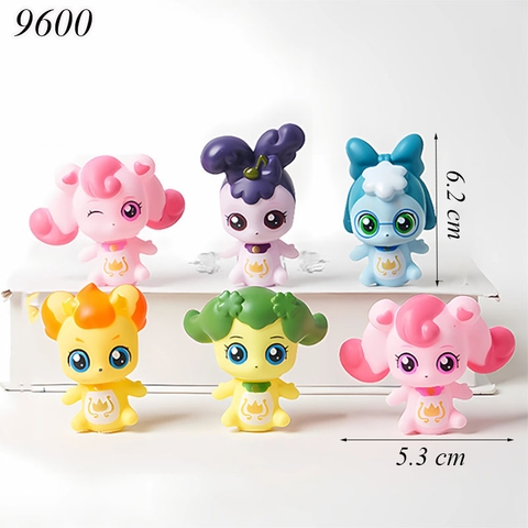 Bộ 6 mô hình Wonderful Mengke nhựa dẻo TQ