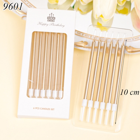 Nến dài VÀNG ĐỒNG nhũ