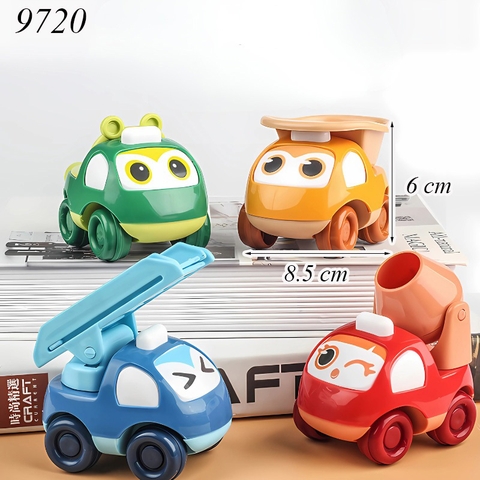 Bộ 4 Xe Công Trình Ngộ Nghĩnh TQ Hàng Đẹp