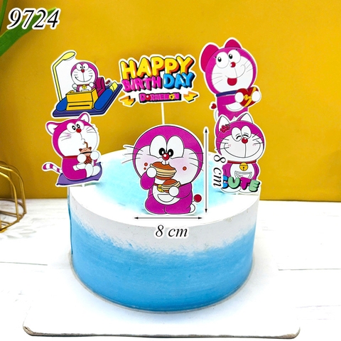 SCG - Set Cắm HPBD Doraemon Hồng TP