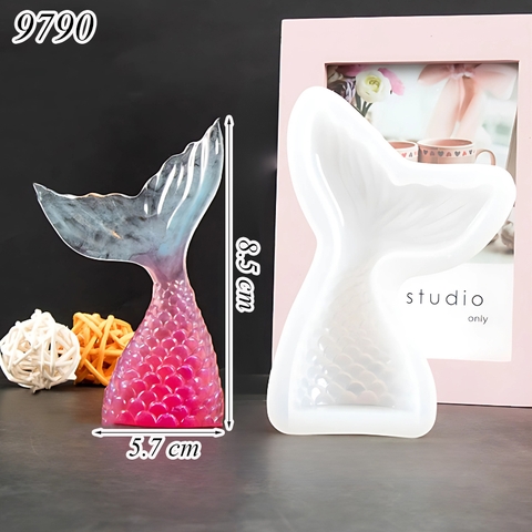 Khuôn Silicon Hình Đuôi Cá Nhỏ TQ