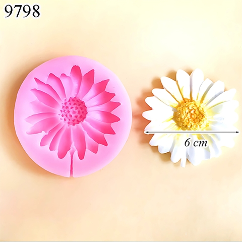 Khuôn Silicon Hình Hoa Cúc TQ