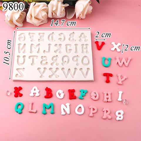 Khuôn Silicon Bảng Chữ Cái TQ
