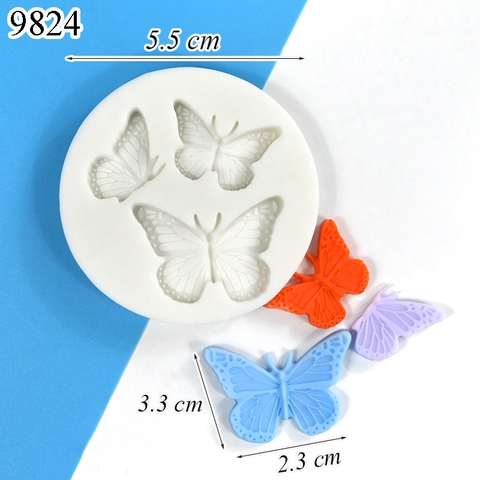 Khuôn Silicon Hình Bướm 1 TQ