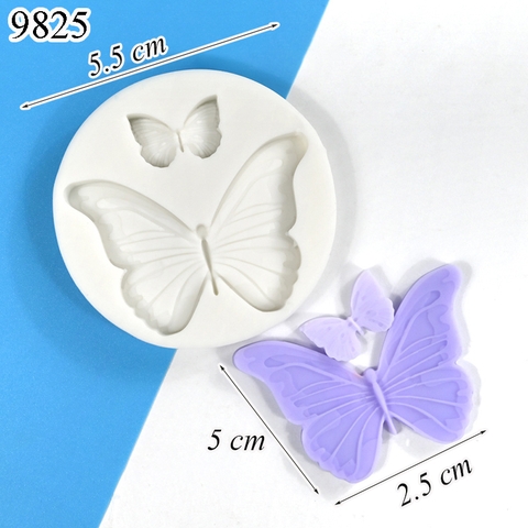 Khuôn Silicon Hình Bướm 2 TQ