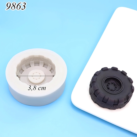 Khuôn Silicon Bánh Xe Size TrungTQ