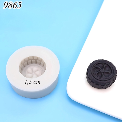 Khuôn Silicon Bánh Xe Size Mini TQ