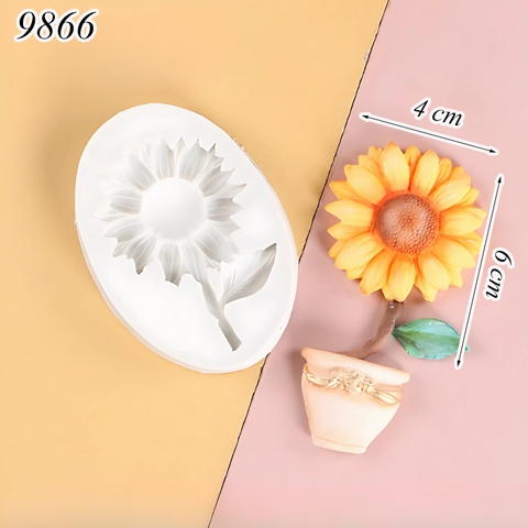 Khuôn Silicon Hoa Hướng Dương 1 TQ