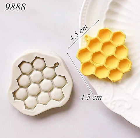 Khuôn Silicon Hình Tổ Ong 1 TQ